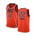 Men's Nike Oklahoma City Thunder #22 Hamidou Diallo Orange Swingman Jersey - Earned Edition