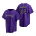 Men's Nike Colorado Rockies #24 Ryan McMahon Purple Alternate Stitched Baseball Jersey