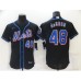 Men's Nike New York Mets #48 Jacob deGrom Black Home Stitched Baseball Jersey