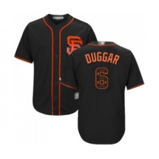 Men's San Francisco Giants #6 Steven Duggar Authentic Black Team Logo Fashion Cool Base Baseball Jersey