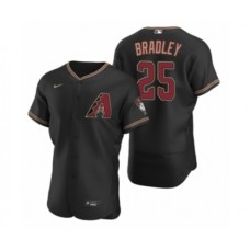 Men's Arizona Diamondbacks #25 Archie Bradley Nike Black Authentic 2020 Alternate Stitched Jersey