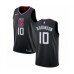 Men's Nike Los Angeles Clippers #10 Jerome Robinson Swingman Black NBA Jersey Statement Edition