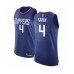 Men's Los Angeles Clippers #4 JaMychal Green Authentic Blue Basketball Stitched Jersey - Icon Edition