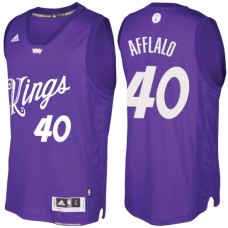 Men's Sacramento Kings #40 Arron Afflalo Purple 2016-2017 Christmas Day NBA Swingman Jersey