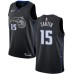 Men's Nike Orlando Magic #15 Vince Carter Swingman Black NBA Jersey - City Edition