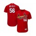 Men's St. Louis Cardinals #56 Ryan Helsley Red Alternate Flex Base Authentic Collection Baseball Player Stitched Jersey