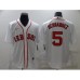 Men's Boston Red Sox #5 Enrique Hernandez Nike White Game Stitched Jersey