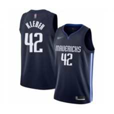 Men's Dallas Mavericks #42 Maxi Kleber Authentic Navy Finished Basketball Stitched Jersey - Statement Edition