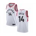 Men's Toronto Raptors #14 Danny Green Swingman White 2019 Basketball Finals Champions Jersey - Association Edition