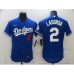 Men's Los Angeles Dodgers #2 Tommy Lasorda Nike Blue Stitched Jersey