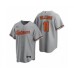 Men's Baltimore Orioles #11 Jose Iglesias Nike Gray Replica Road Stitched Jersey