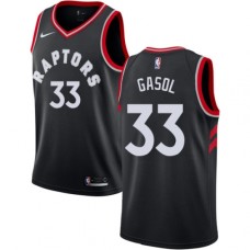 Men's Nike Toronto Raptors #33 Marc Gasol Black NBA Swingman Statement Edition Jersey