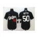 Men's Los Angeles Dodgers #50 Mookie Betts Black 2020 Cool Base Stitched Jersey