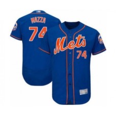 Men's New York Mets #74 Chris Mazza Royal Blue Alternate Flex Base Authentic Collection Baseball Player Stitched Jersey