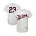 Men's Minnesota Twins #23 Nelson Cruz Replica Cream Alternate Cool Base Baseball Jersey