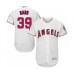 Men's Los Angeles Angels of Anaheim #39 Luke Bard White Home Flex Base Authentic Collection Baseball Player Stitched Jersey