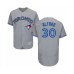 Men's Toronto Blue Jays #30 Anthony Alford Grey Road Flex Base Authentic Collection Baseball Player Stitched Jersey