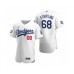 Men's Los Angeles Dodgers #68 Ross Stripling White 2020 World Series Champions Authentic Stitched Jersey