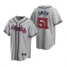 Men's Nike Atlanta Braves #51 Will Smith Gray Road Stitched Baseball Jersey