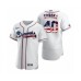 Men's Mike Soroka #40 Atlanta Braves White 2020 Stars & Stripes 4th of July Stitched Jersey