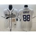 Men's Chicago White Sox #88 Luis Robert Number White Cool Base Stitched Baseball Jersey