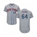 Men's New York Mets #64 Chris Flexen Grey Road Flex Base Authentic Collection Baseball Player Stitched Jersey