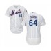 Men's New York Mets #64 Chris Flexen White Home Flex Base Authentic Collection Baseball Player Stitched Jersey