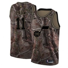 Men's Nike Utah Jazz #11 Dante Exum Swingman Camo Realtree Collection NBA Jersey