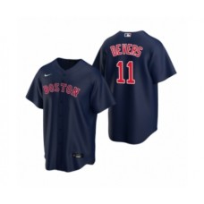 Men's Boston Red Sox #11 Rafael Devers Nike Navy Replica Alternate Stitched Jersey