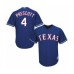 Men's Texas Rangers #4 Dak Prescott Replica Royal Blue Alternate 2 Cool Base Baseball Jersey