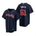 Men's Nike Atlanta Braves #51 Will Smith Navy Alternate Stitched Baseball Jersey