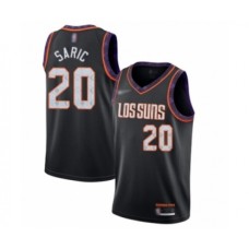 Men's Phoenix Suns #20 Dario Saric Swingman Black Basketball Stitched Jersey - 2019 20 City Edition