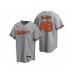 Men's Baltimore Orioles #48 Richard Bleier Nike Gray Replica Road Stitched Jersey