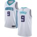 Men's Nike Jordan Charlotte Hornets #9 Tony Parker Swingman White NBA Jersey - Association Edition