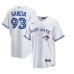 Men's Toronto Blue Jays #93 Yimi Garcia Nike White Home Replica Player Stitched Jersey