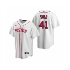 Men's Boston Red Sox #41 Chris Sale Nike White Replica Alternate Stitched Jersey