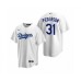 Men's Los Angeles Dodgers #31 Joc Pederson Nike White Replica Home Stitched Jersey