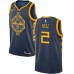 Men's Nike Golden State Warriors #2 Jordan Bell Swingman Navy Blue NBA Jersey - City Edition