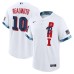 Men's Philadelphia Phillies #10 J.T. Realmuto Nike White 2021 MLB All-Star Game Replica Player Stitched Jersey