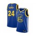 Men's Golden State Warriors #24 Rick Barry Authentic Royal Finished Basketball Stitched Jersey - Icon Edition