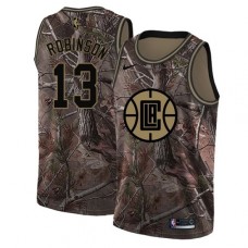 Men's Nike Los Angeles Clippers #13 Jerome Robinson Swingman Camo Realtree Collection NBA Jersey