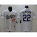 Men's Nike Los Angeles Dodgers #22 Clayton Kershaw White Champions Stitched Jersey