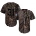 Men's Majestic Los Angeles Dodgers #31 Joc Pederson Authentic Camo Realtree Collection Flex Base 2018 World Series MLB Jersey