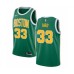 Men's Nike Boston Celtics #33 Larry Bird Green Swingman Jersey - Earned Edition