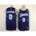 Men's Los Angeles Lakers #0 Russell Westbrook Nike Purple 2021-22 Swingman City Stitched Jersey