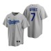 Men's Nike Los Angeles Dodgers #7 Julio Urias Gray Alternate Stitched Baseball Jersey