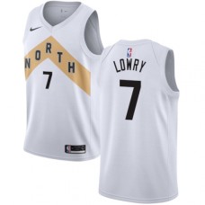 Men's Nike Toronto Raptors #7 Kyle Lowry Swingman White NBA Jersey - City Edition