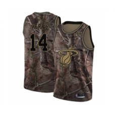 Men's Miami Heat #14 Tyler Herro Swingman Camo Realtree Collection Basketball Stitched Jersey