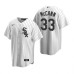 Men's Nike Chicago White Sox #33 James McCann White Home Stitched Baseball Jersey