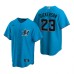 Men's Nike Miami Marlins #23 Corey Dickerson Blue Alternate Stitched Baseball Jersey